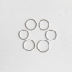 Nhẫn bạc nữ S925 sterling Kong XiaoZH với các khớp đơn giản nhỏ gọn đơn giản nhẫn hoang dã mịn màng Hàn Quốc Ưu đãi đặc biệt nhẫn vàng tây nữ Nhẫn