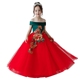 Trẻ em váy công chúa hoa cô gái sinh nhật đám cưới cô gái fluffy váy mô hình sàn catwalk chủ trang phục piano bộ vest dự tiệc cho bé trai Váy trẻ em