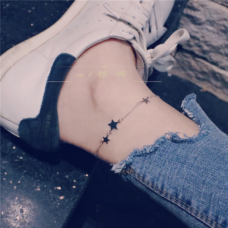 Bracelet de cheville Femme OTHER   en Argenterie - Ref 3102560 Image 1