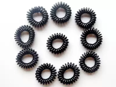 High elastic black 10 other thread tie hair ring Hair ring Spring rope Phone ring Rubber band Hair accessories