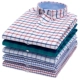 Mùa xuân mới cotton oxford áo sơ mi nam dài tay kinh doanh áo sơ mi cotton miễn phí xu hướng kẻ sọc nóng áo sơ mi sọc nam Áo