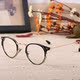 Kính gọng kính nữ phiên bản hàn quốc retro có thể được trang bị kính cận tròn chống xanh cận thị gọng kính gọng kính nam siêu nhẹ kính mắt nam Kính