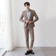 Bộ đồ vest nam mùa hè và mùa thu Hàn Quốc của thời trang Slim dành cho giới trẻ phù hợp với công việc kinh doanh chú rể váy cưới bộ vest nam Suit phù hợp