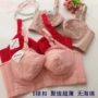 Kích thước lớn nhỏ mùa hè siêu mỏng đầy đủ nhận sữa điều chỉnh áo ngực tập hợp 5 hàng khóa áo ngực màu đỏ áo lót bầu