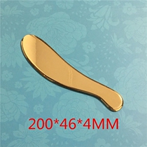 Pure Brass Gua Sha Tiger Massage Board Talisman Copper Gua Sha Board Knife Acupuncture Method 200*46*4MM Free Gua Sha Oil Book