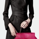 Áo khoác châu Âu 2019 mùa thu mới cho nữ áo khoác đen eo eo pu da gió áo khoác nữ dài qua đầu gối - Trench Coat áo khoác lông cừu nữ Trench Coat