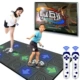 Dance Master Dancing Mat Double Yoga TV Giao diện Máy tính Công dụng kép Làm dày HD Giải trí tại nhà Bàn tay massage - Dance pad