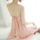 Đồ ngủ gợi cảm của phụ nữ mùa xuân và mùa hè trong suốt Tulle ngủ Váy ngủ Đồ lót dây đeo ren Váy nóng cám