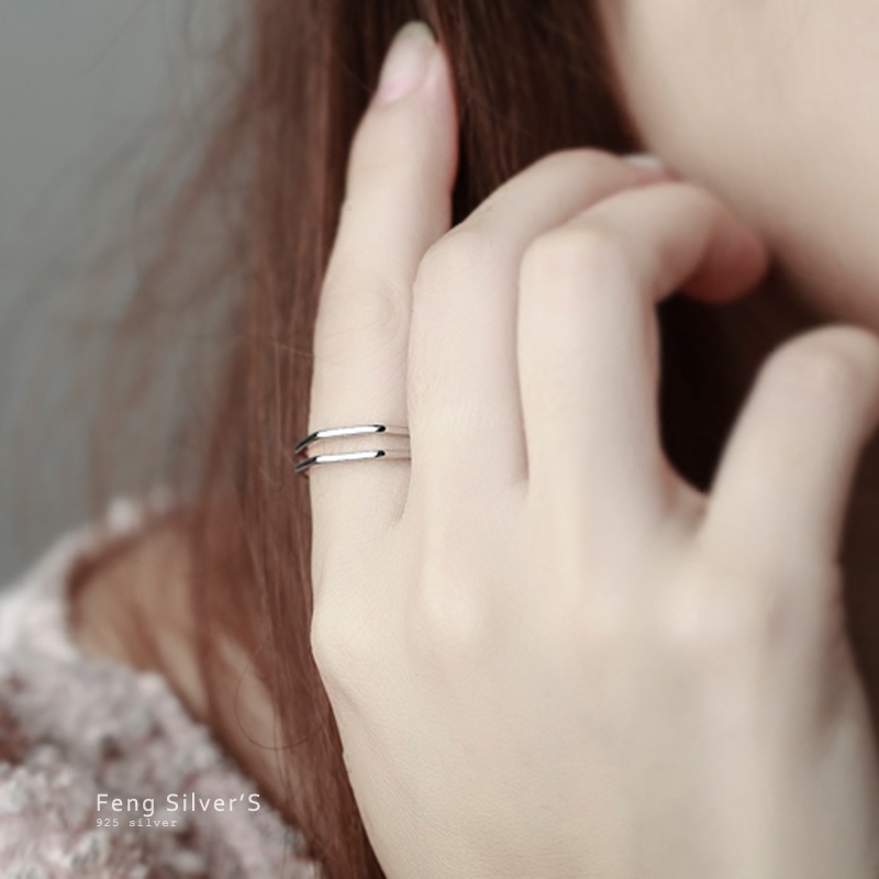 Bague mixte en Argenterie - Ref 3088468 Image 4