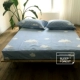 Bông vải cotton thô cũ tấm vải đơn 1,2 tấm đơn mảnh dày gấp đôi 1,5 m 1,8 ga giường màu trắng Khăn trải giường