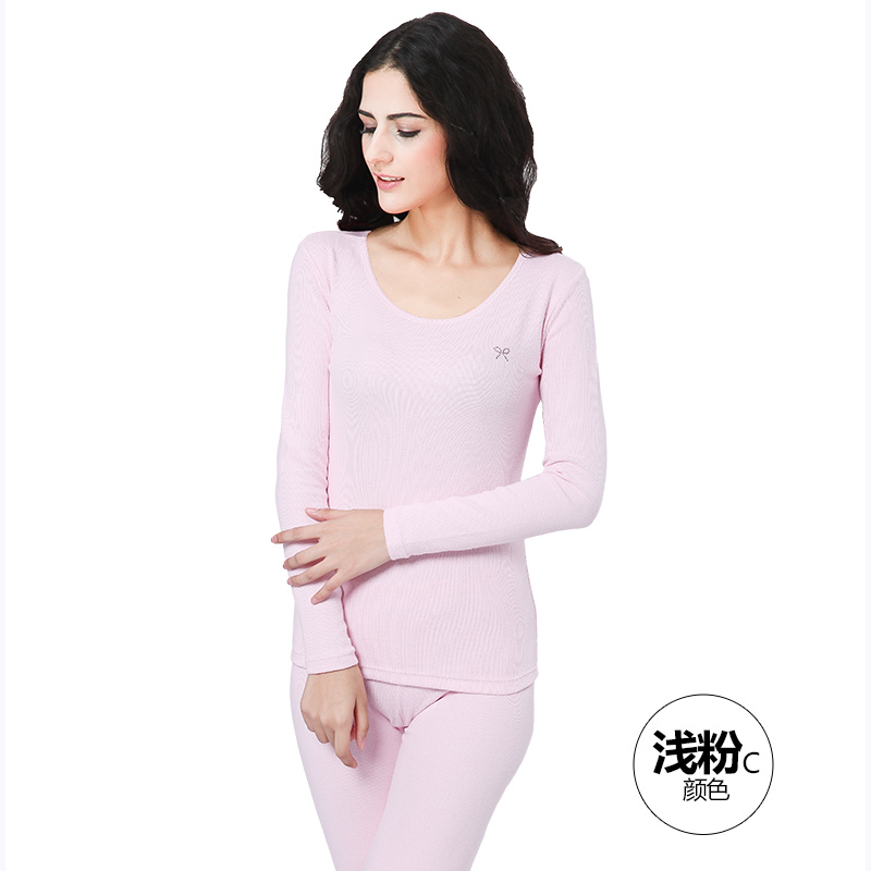 đậu đỏ khuẩn len lót womens mùa thu và mùa đông mens thun cotton bông vài chiếc áo len dày thiết lập quần ấm mùa thu.