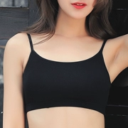 Tube top quấn ngực dây đeo ngực pad yếm chạm đáy đoạn ngắn không có vòng thép áo ngực một nữ sinh đồ lót thể thao