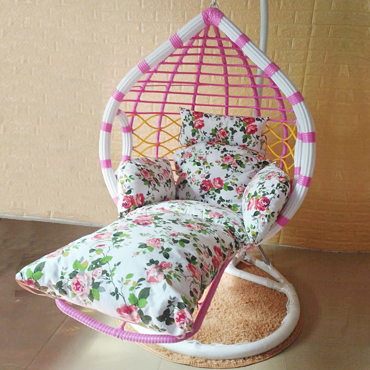 Rattan Chair Hanging Basket Swing Nest Hanging Chair Foot Indoor