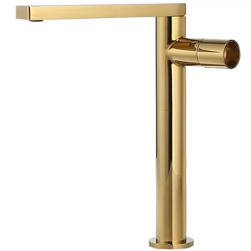 Матовый смеситель для умывальника, полностью медный, скандинавский свет, роскошный простой золотой умывальник, верхняя часть раковины, латунь, золото, вращение горячей и холодной воды