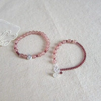 Miss Xi | Quà tặng thời gian - Dâu tây Crystal Duobao Cá Lotus Vòng tay ngày Valentine Quà tặng vòng tay cartier