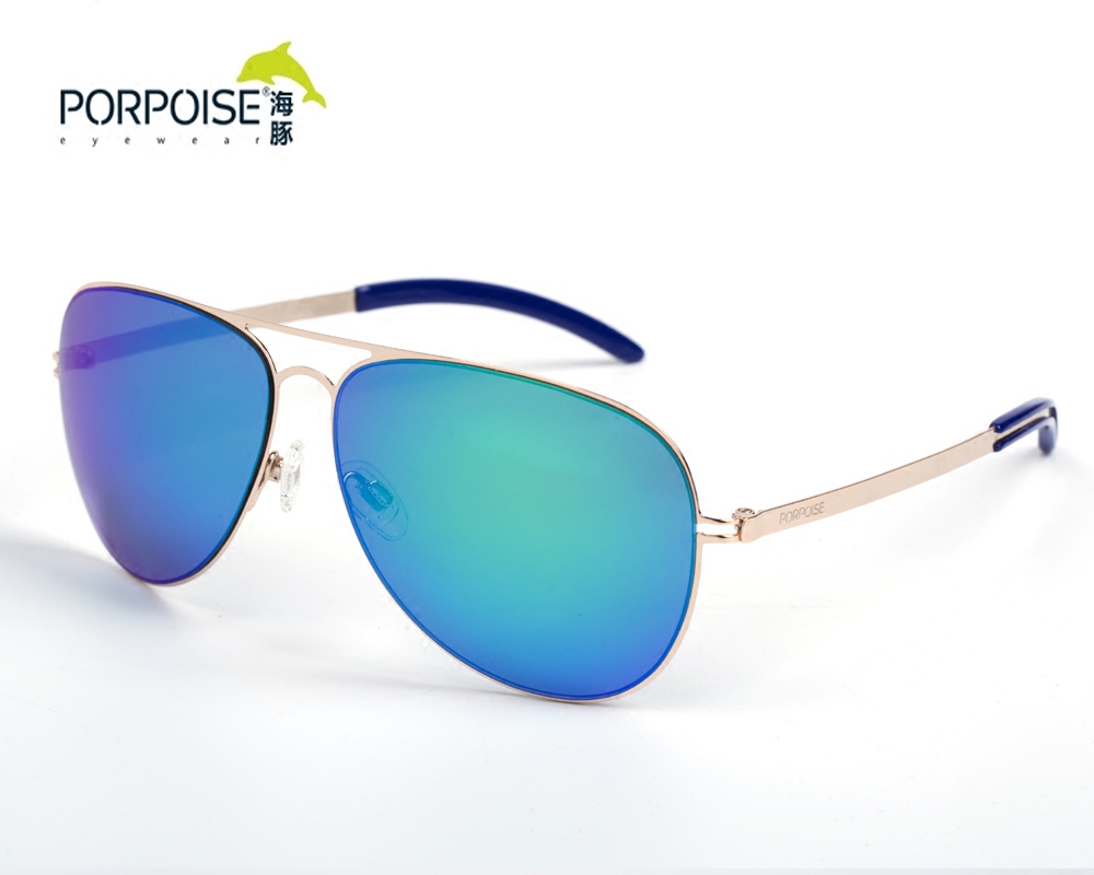 Dolphin sunglasses new men's and women's ultra-thin driving dazzling driving special glasses toad mirror polarizer driving mirror 6123