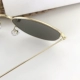 Phiên bản Hàn Quốc của mạng lưới màu đỏ với kính đại dương thời trang kính râm trong suốt hoang dã nam nữ mặt tròn là kính râm mỏng cổng thủy triều
