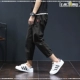Nhật Bản Tide thương hiệu nam mùa hè lỏng chín quần nam quần thẳng hoang dã Quần tây dụng cụ retro của Mỹ quần ngố nam Quần làm việc