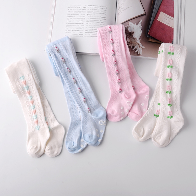 Girl Pants Socks Spring Autumn pure cotton baby Lions Sox 1-2-3 Young children Baby hit bottom pants Sox