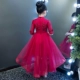 Cô gái ponchos trailing trẻ em catwalk buổi tối váy công chúa váy mùa đông phong cách Trung Quốc hoa cô gái trang phục piano bộ đồ bé trai cao cấp Váy trẻ em