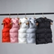 Quần áo trẻ em quần áo trẻ em lớn vest bé trai và bé gái xuống áo khoác cotton trẻ em áo khoác dày 2018 thu đông mới quan ao tre em Áo ghi lê