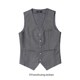 New British retro yuppie men's fashion business slim plaid suit vest men's casual dress waistcoat