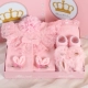 Mùa xuân và mùa hè mỏng phần bé sơ sinh quần áo hộp quà mùa thu quần áo cotton bé bộ váy công chúa trăng rằm trăm ngày