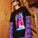Áo sơ mi nam hiphop nam thương hiệu áo thun ATcom gốc đẹp đường phố nhảy áo hai dây BFoversize