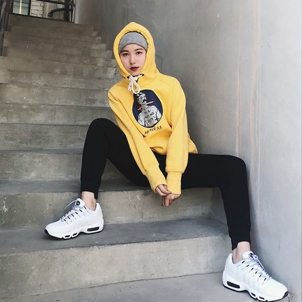 衣尚道2018新款春季卫衣女加绒加厚连帽衫套