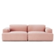 đôi chút gia đình nhỏ sofa vải kết hợp nordic của phong cách hiện đại thiết kế đồ nội thất sofa mủ màu hồng mềm mại - Ghế sô pha