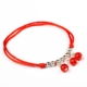 Feng Shui Ge Anklet Nữ Red Rope Sinh viên Quốc gia Chuông đơn giản Handmade Handmade Trang sức Sinh nhật Quà tặng vòng đeo chân nữ Vòng chân