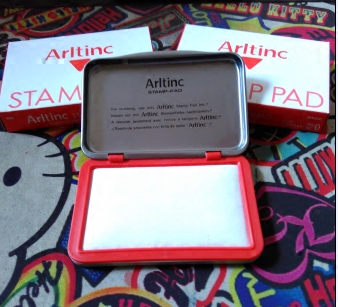 Arltinc printing pad office practical printing pad iron box red blue green purple black blank printing pad