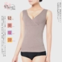 Fimage có kiểu dáng cổ chữ V sâu đơn giản, chân váy màu sáng corset corset bụng bụng chéo đẹp làm đẹp trở lại áo ngực không dây