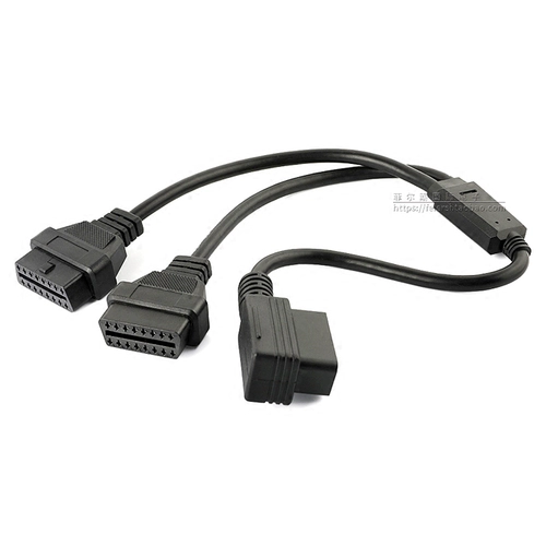 АВТОМОБИЛЬНАЯ ПЕРЕДАРОВАЯ ЛИНИЯ L -образный OBD2 ONE -точка линия расширения локоть на 90 градусов, одно сопротивление, две соединенные линии 16 Core Connection