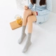 Vớ nữ cỡ lớn vớ cotton ống mùa thu và mùa đông Mô hình bông khử mùi thịt màu eo dài cộng với phân bón tăng 41-43 yard