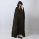 Iron Master Punk Gothic ຊ້ໍາຄວາມລຶກລັບເສຍສະລະ Lace Cloak ຍາວ Costume Halloween