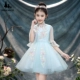2018 mới cho trẻ em váy công chúa váy pettiskirt guzheng trang phục cô gái sinh nhật váy hoa cô gái