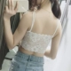 Mùa hè 2018 ren đáy vai ngắn dây đeo cổ chữ V nữ chống thiếu dây đeo quấn ngực ống áo lót hàng đầu
