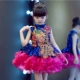 Trẻ em ăn mặc cô gái đuôi váy cưới váy pettiskirt mùa thu và mùa đông trẻ em piano tổ chức trang phục hoa cô gái váy cưới đầm đẹp cho be gái 7 tuổi Váy trẻ em