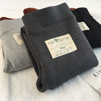 Mùa thu và mùa đông mới của Hàn Quốc cộng với quần nhung dày cotton bên ngoài mặc quần legging cạp cao là quần cotton mỏng cỡ lớn ấm áp cho phụ nữ quần đũi nữ đẹp