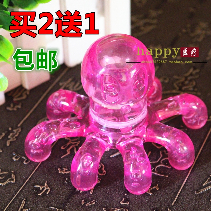 八爪鱼头部按摩器手动按摩爪抓头器腹部腿部手臂通用点穴按摩爪子