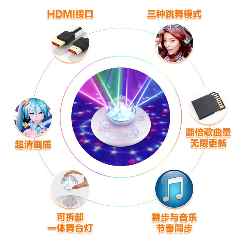 Dance Master Wireless Dance Mat HDMI HD Dance Machine Single Double Home Running Somatosensory Toy Game Machine Yu - Dance pad