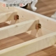 Toàn bộ phòng ngủ Bộ bàn ghế châu Âu kết hợp hoàn chỉnh bộ gỗ nguyên khối dành cho người lớn phòng ngủ chính tủ quần áo cưới sáu bộ giường ngủ hiện đại cao cấp Bộ đồ nội thất