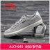 Giày nam Li Ning giày nam 2018 mới mùa đông đích thực giày thông thường giày skate thoáng khí giày thể thao nam giày thể thao nữ màu đen Dép / giày thường
