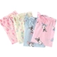 Miễn phí vận chuyển của phụ nữ vào mùa xuân và mùa thu quần pyjama cotton gạc hai lớp - Quần tây