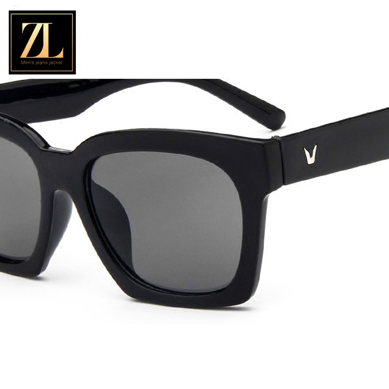 Sunglasses Personality Men's Tide Brand Quality Square Color Film Sunglasses Eye Protection Couple Trend Style