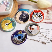[2 miếng] ấm áp cổ điển Trung Quốc phong cách vòng chất lượng phù hợp với cổ áo kim cá nhân dễ thương trâm cài - Trâm cài ghim cài áo vest