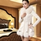Phiên bản Hàn Quốc cộng với nhung nữ da dài phần mùa đông dày áo ấm lông lớn cổ áo da lông khâu nữ
