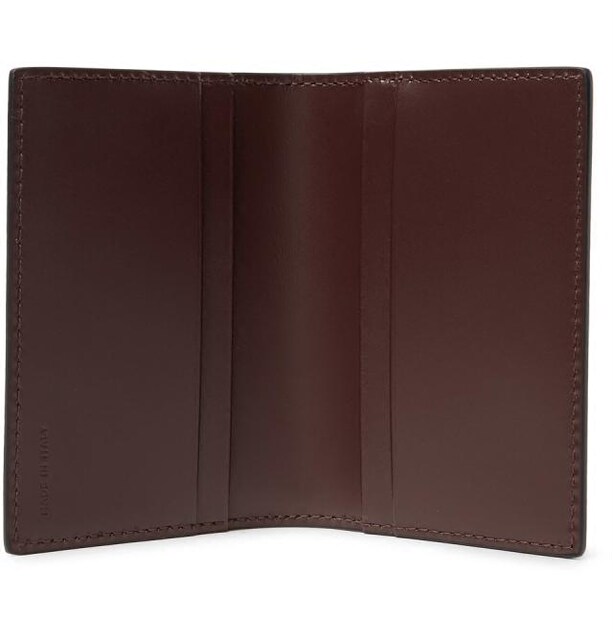 Smythson Panama Moon Card Case Leather Card Bag Cosmetic Mirror Discount