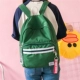 Ba lô đại học đơn giản Wind Canvas Nữ Nữ sinh viên Hàn Quốc Túi sinh viên Thời trang Joker Casual Ba lô Gửi mặt dây chuyền